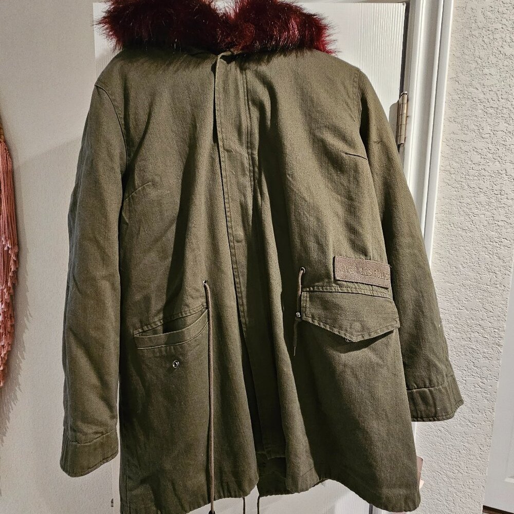 Avec Les Filles Faux Fur Jacket